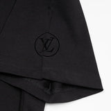 Side profile of Louis Vuitton cotton t-shirt with monogram-inspired silhouette