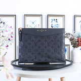 Handle and strap detail of signature sleek women's handbag – women's statement bag