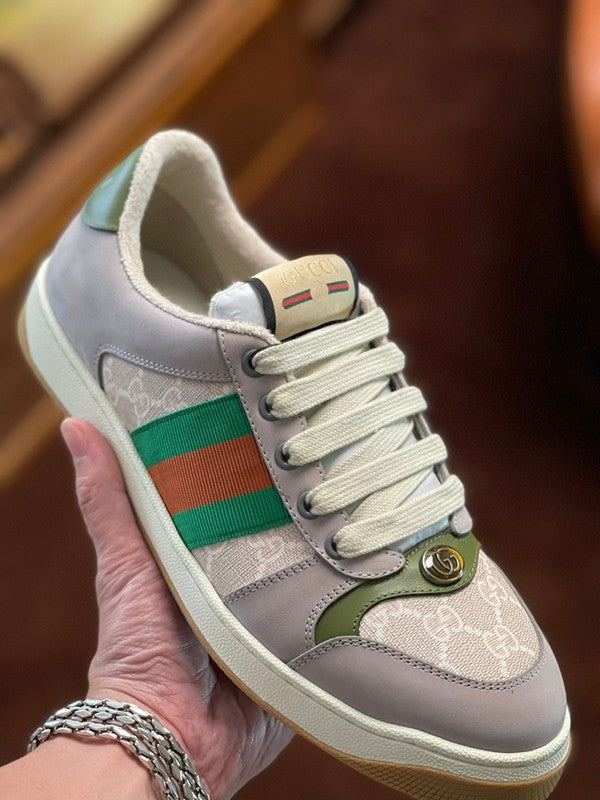 Gucci all-black luxury sneakers view 4 retro runner design