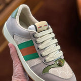 Gucci all-black luxury sneakers view 4 retro runner design