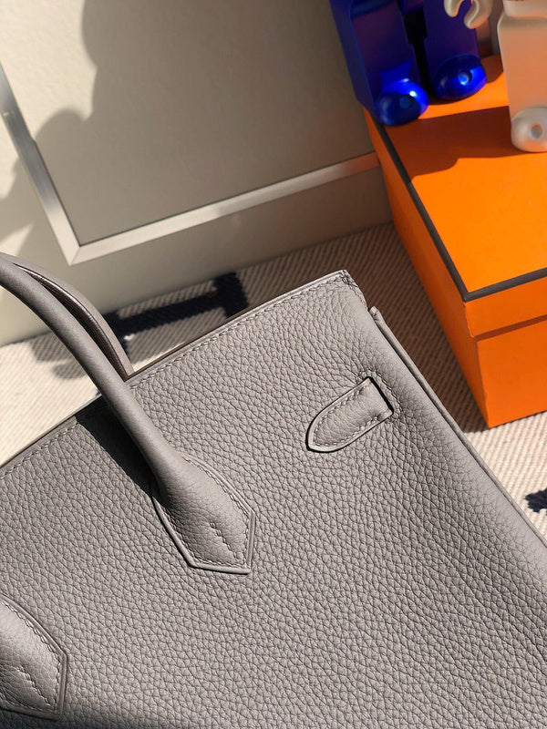 Close-up detail of polished bag design
