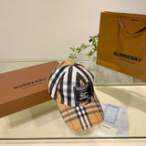 Front view of Burberry unisex cap