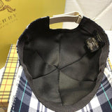 Angled view of Burberry unisex cap