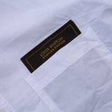Front view of Louis Vuitton luxury clothing with monogram-inspired silhouette