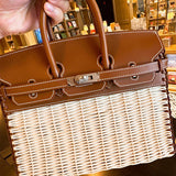  polished crossbody bag detail view showing craftsmanship 14