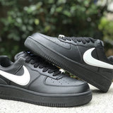 Nike fresh white-and-black luxury sneakers view 18 signature lace-up style