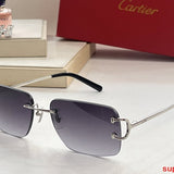 Angled view of Cartier unisex sunglasses