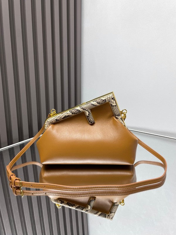 Ziva's Charm handbag – front view (26cm*9.5cm*18cm)