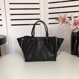 Front view of polished premium women's handbag – women's everyday handbag