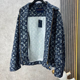 Side profile of Louis Vuitton luxury clothing with runway-inspired design
