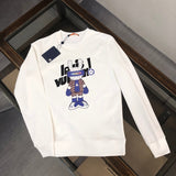 Front view of Louis Vuitton luxury clothing with relaxed-fit cut