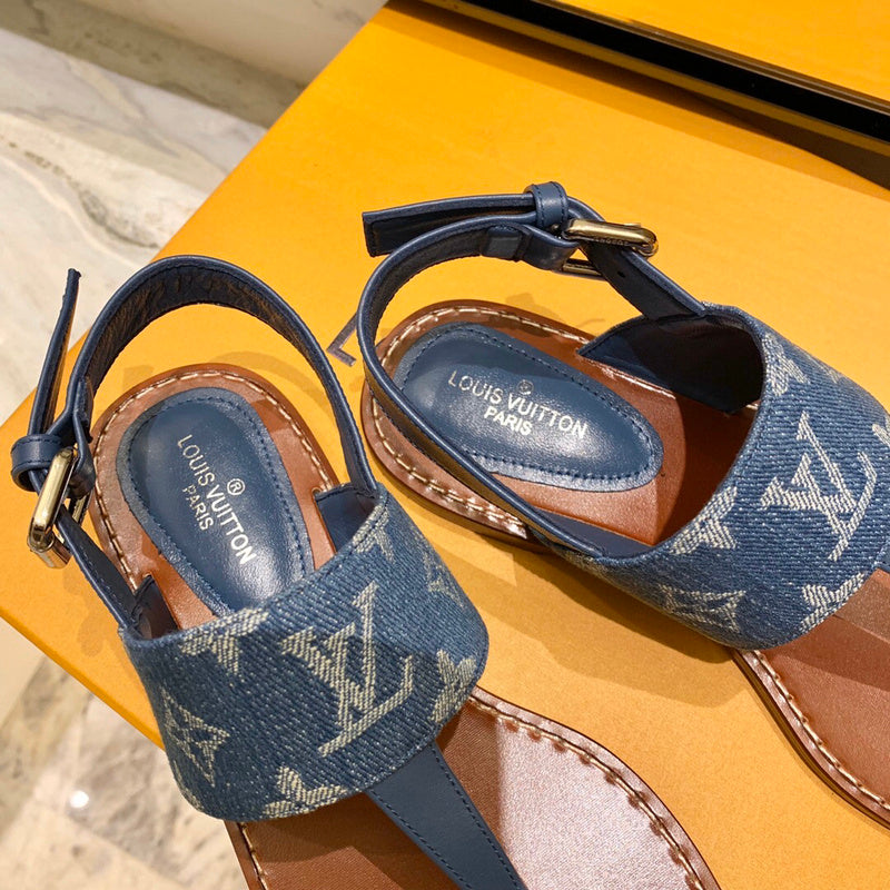 Close-up of Louis Vuitton shoes craftsmanship