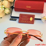 Front view of Cartier unisex sunglasses