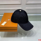 Close-up detail view of Louis Vuitton unisex cap