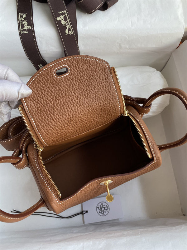 Polished bag shown from front angle