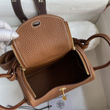 Polished bag shown from front angle