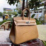  clean-lined crossbody bag detail view showing craftsmanship 26