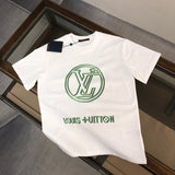 Front view of Louis Vuitton cotton t-shirt with streetwear-inspired cut