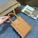 Bold Faux Leather Handbag - Sleek Minimalist Lines | Women's Designer-Inspired Purse #1125 - alternate angle view (image 8) of designer-inspired handbag