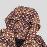 Full styled look of Louis Vuitton luxury clothing with logo-detail design
