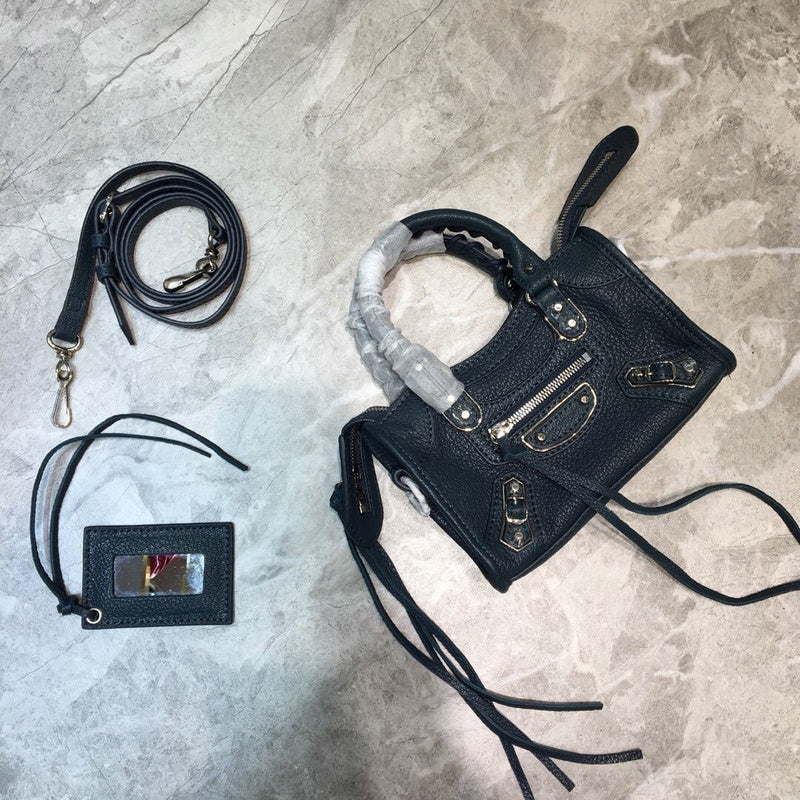 Classic Faux Leather Handbag - Sleek Minimalist Lines | Women's Everyday Carry Handbag #694 - front view (image 1) of designer-inspired handbag
