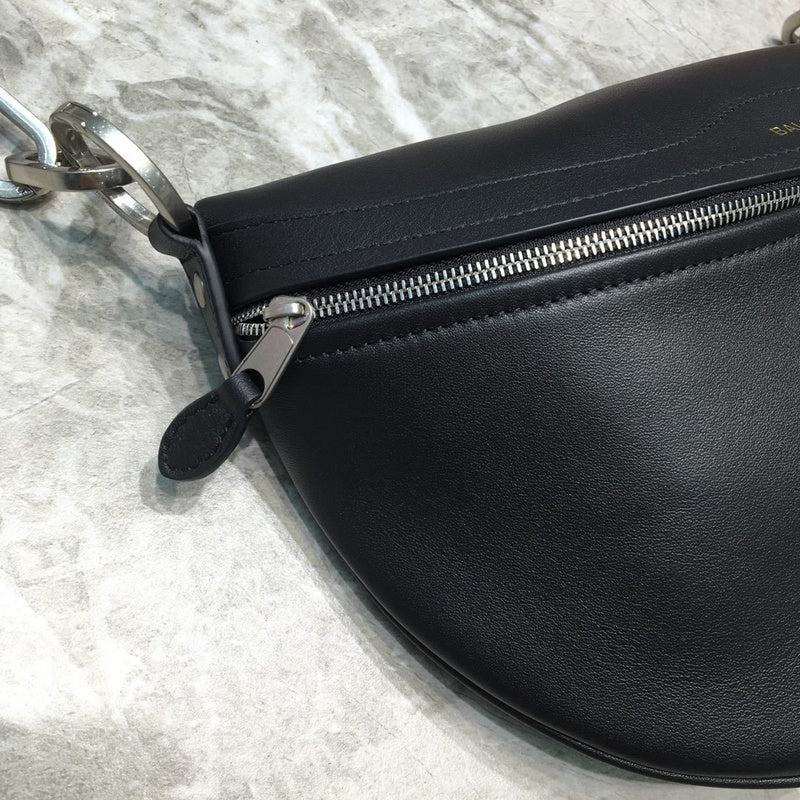 Sleek Faux Leather Handbag - Refined Silhouette | Women's Fashion Handbag #728 - alternate angle view (image 8) of designer-inspired handbag