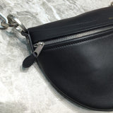 Sleek Faux Leather Handbag - Refined Silhouette | Women's Fashion Handbag #728 - alternate angle view (image 8) of designer-inspired handbag