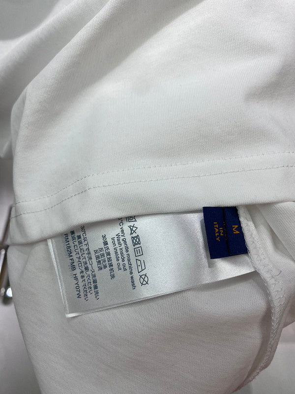 Back view of Louis Vuitton cotton t-shirt with runway-inspired design