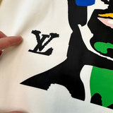 Side profile of Louis Vuitton luxury clothing with tailored silhouette