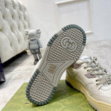 Gucci sneakers detailed view showing premium designer craftsmanship