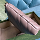 Side profile of classic refined women's handbag – women's luxury accessory