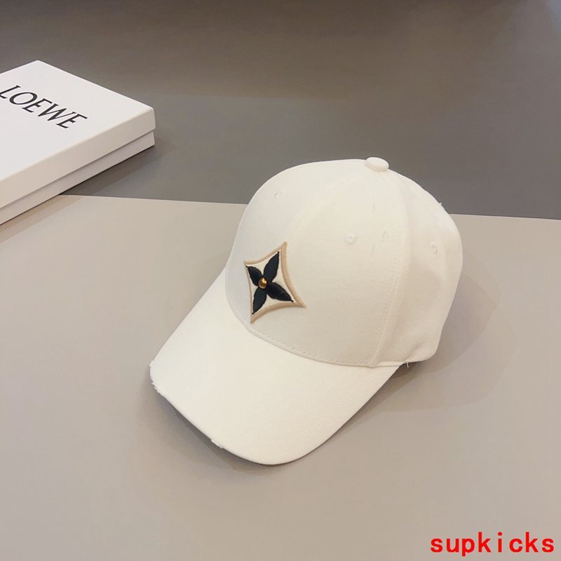 Close-up detail view of Louis Vuitton unisex cap
