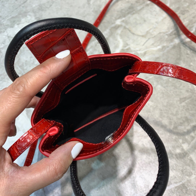Understated Faux Leather Handbag - Understated Luxury Look | Women's Everyday Carry Handbag #1053 - styled full view (image 7) of designer-inspired handbag