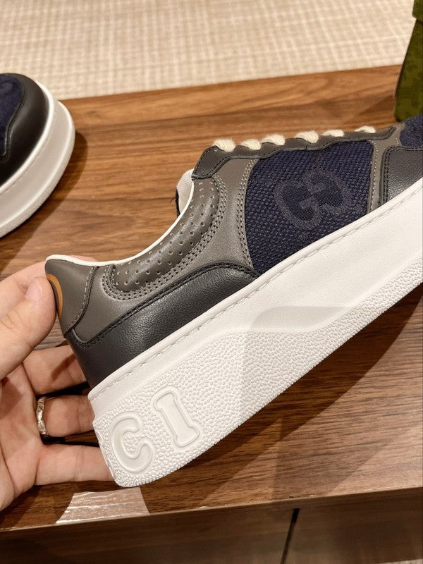 Gucci two-tone luxury sneakers view 4 streetwear statement look