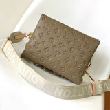  Timeless handbag carried on shoulder