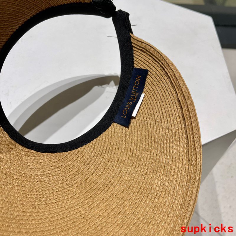 Close-up detail view of Louis Vuitton unisex cap