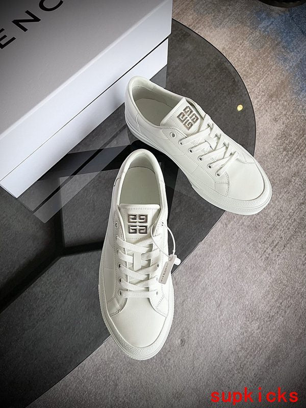 Givenchy Black Loafer Flats - Angled View