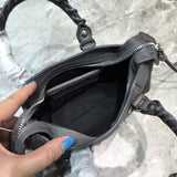 Bold Faux Leather Handbag - Everyday Elegance | Women's Premium Handbag #686 - alternate angle view (image 8) of designer-inspired handbag