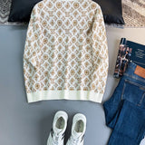 Full styled look of Louis Vuitton luxury clothing with monogram-inspired silhouette