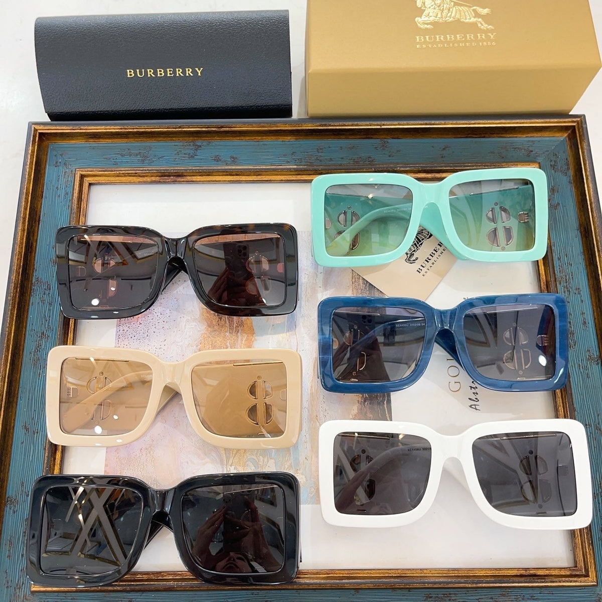 Front view of Burberry Sunglasses premium piece