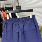 Front view of Rhude luxury clothing with logo-detail design
