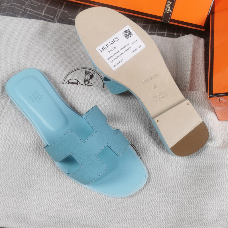 Hermès Burgundy Espadrille Wedge Sandals - Back View