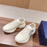 Gucci soft grey luxury sneakers view 5 chunky sole construction