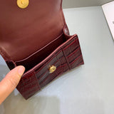 Chic Vegan Leather Handbag - Everyday Elegance | Women's Designer-Inspired Purse #490 - alternate angle view (image 8) of designer-inspired handbag