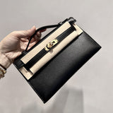  Elegant handbag carried on shoulder