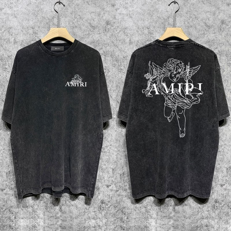 Amiri luxury t-shirt detail shot