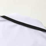 Flat lay presentation of Polo cotton polo shirt with logo-detail design
