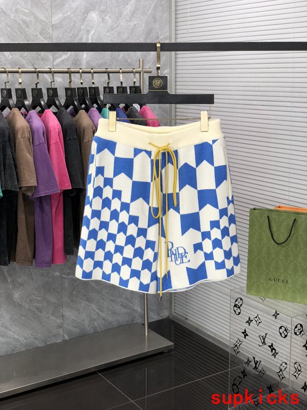 Back view of Rhude luxury clothing with relaxed-fit cut