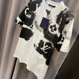 Side profile of Louis Vuitton cotton t-shirt with signature branding