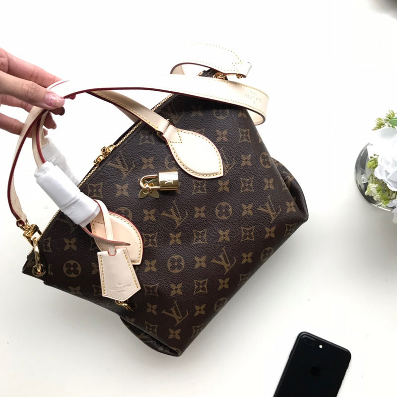 Front view of statement refined women's handbag – women's everyday handbag